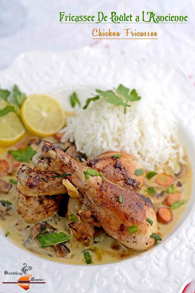 Fricassee De Roulet a L’Aancienne | Old Fashioned Chicken Fricassee ...