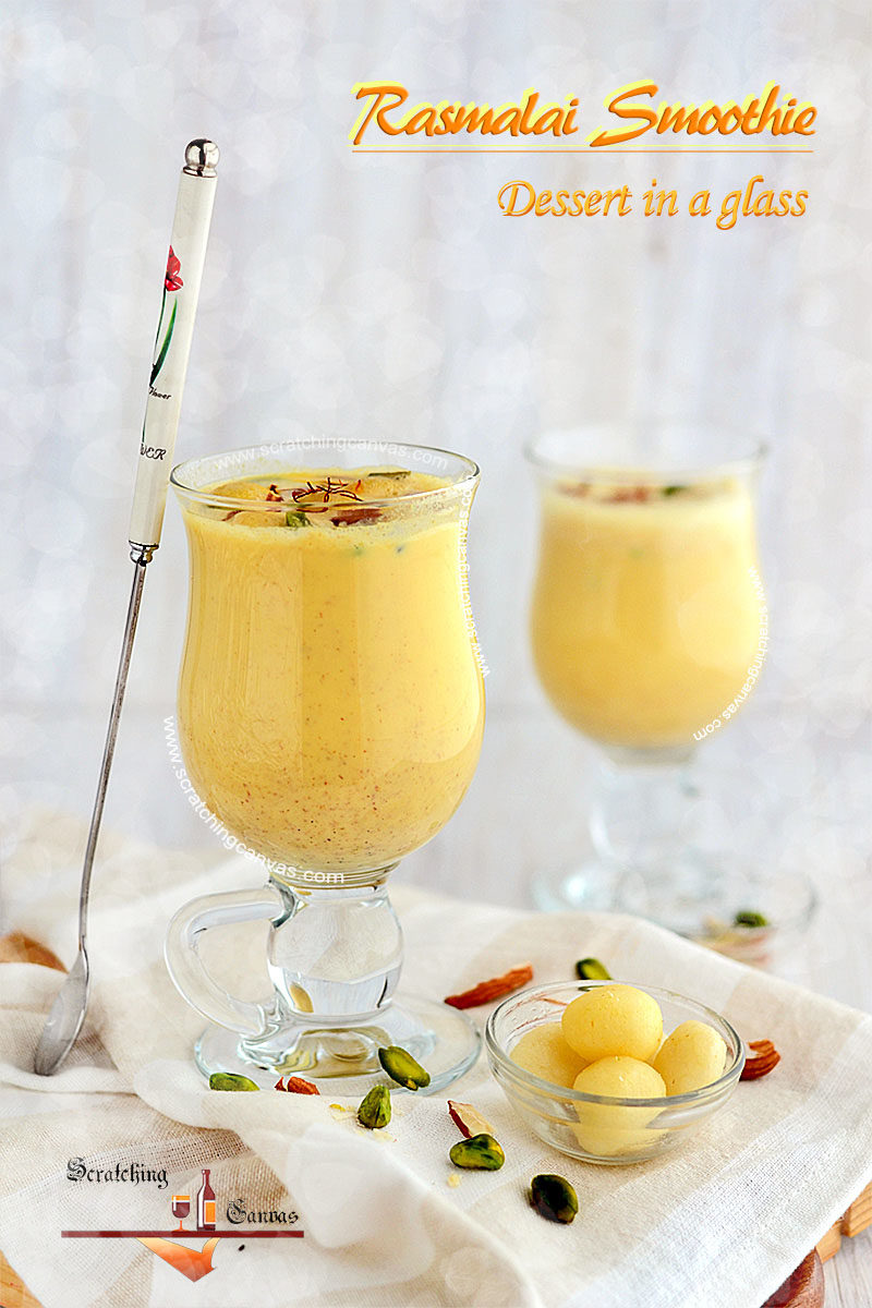 Rasmalai Smoothie Recipe Food Photography