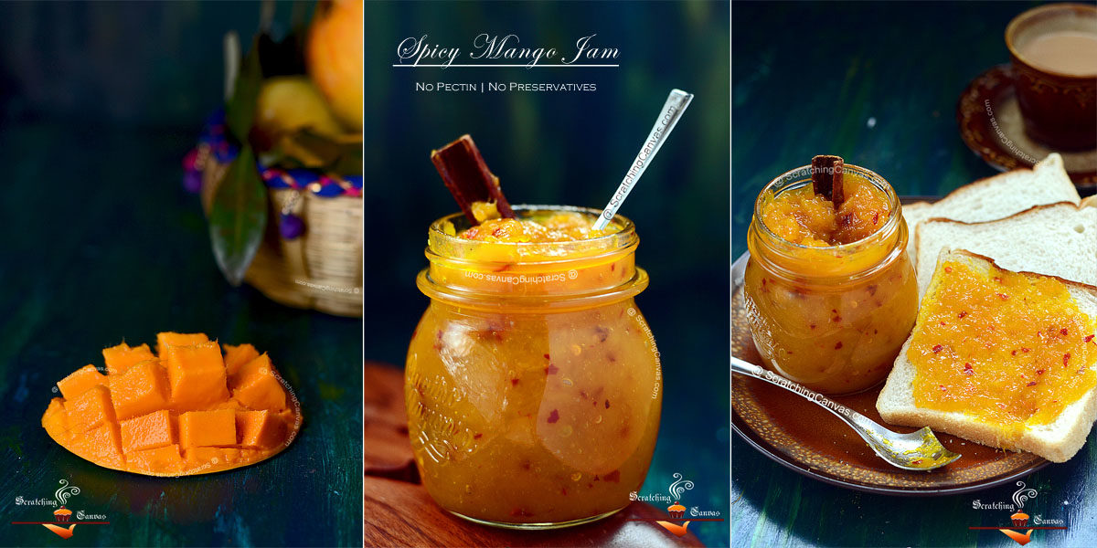 Homemade Mango Chilli Jam Food Photography