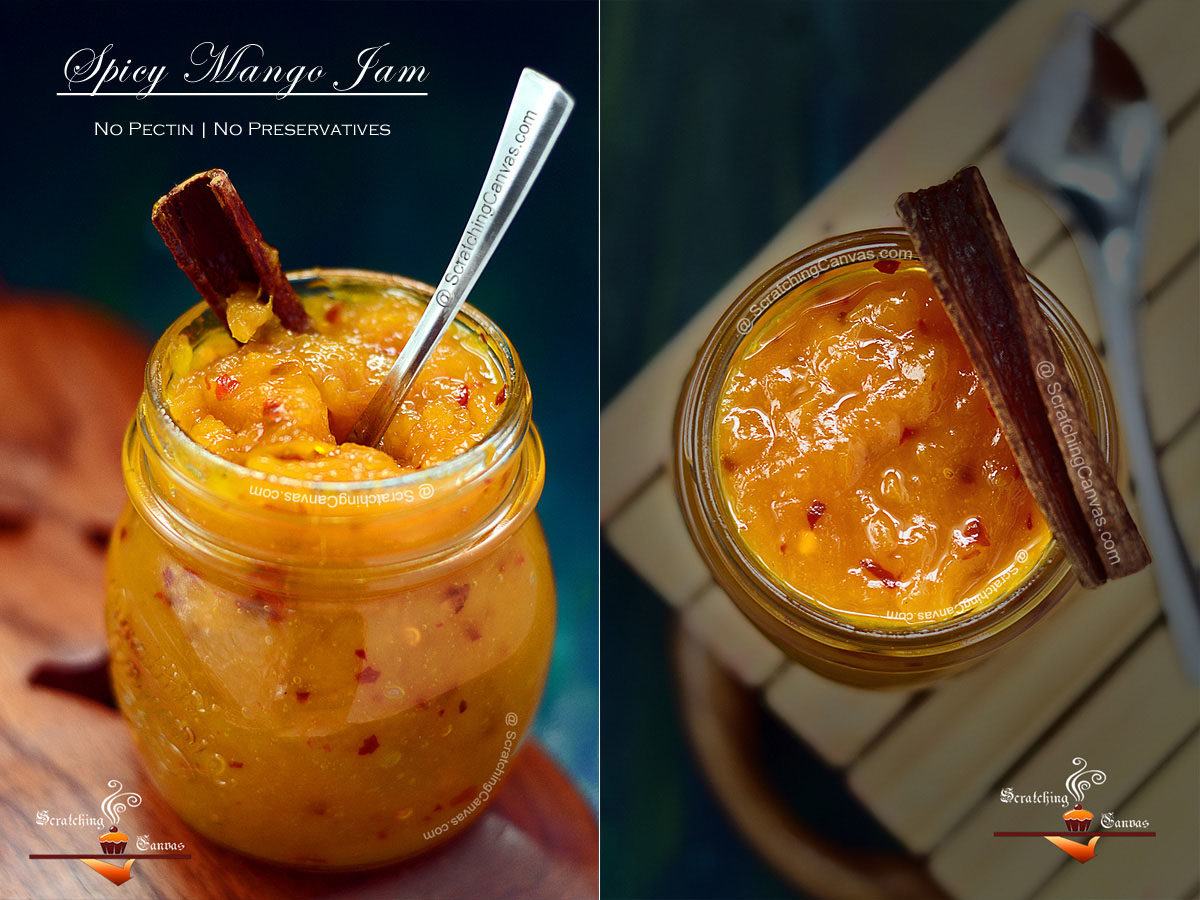 No Sugar Mango Jam