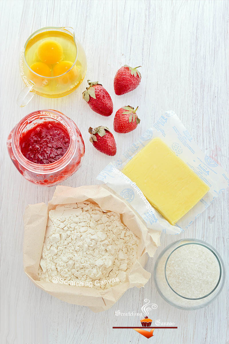 Classic Victoria Sponge Sandwich Cake Ingredients