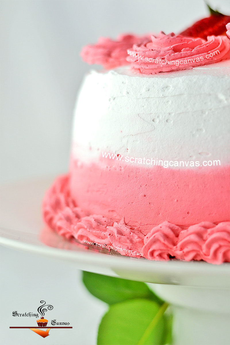 Strawberry Milkshake Cake