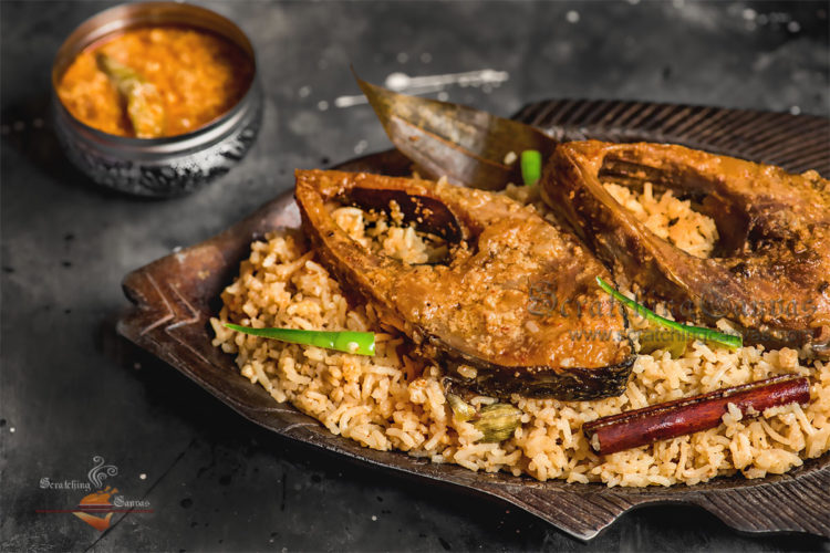 Ilish Pulao Food Styling Photography