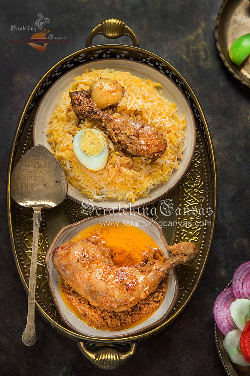 Chicken Biryani Chicken Chaap Food Photography Styling