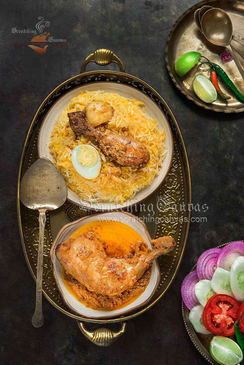 Chicken Biryani Chicken Chaap Food Photography Styling