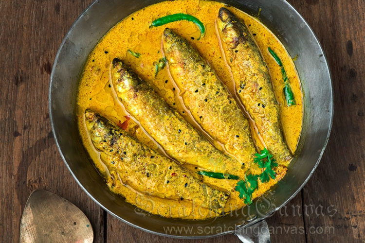 Bengali Mustard Fish Curry Food Styling Photography