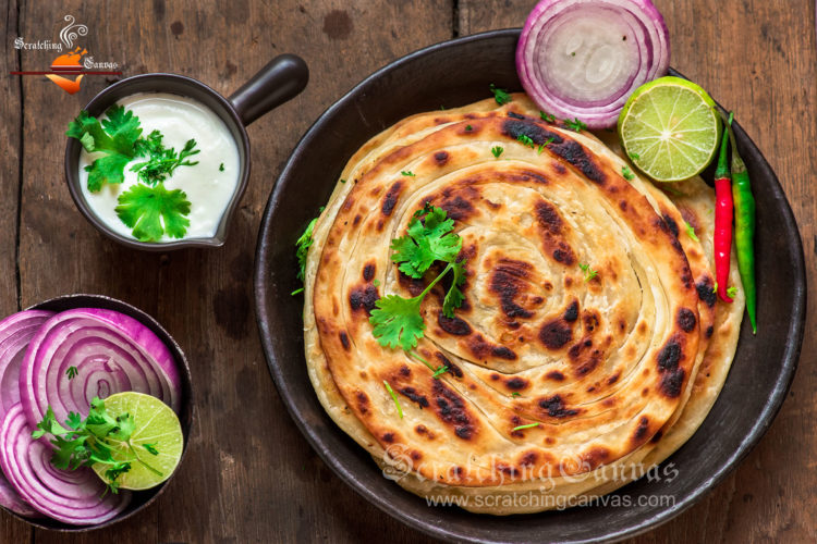 Laccha Paratha Food Photography Styling